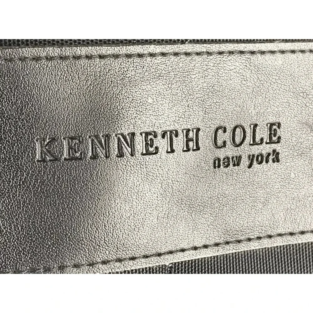 Kenneth Cole New York Unisex Black Canvas Zip Around‎ Double Handles Laptop Bag